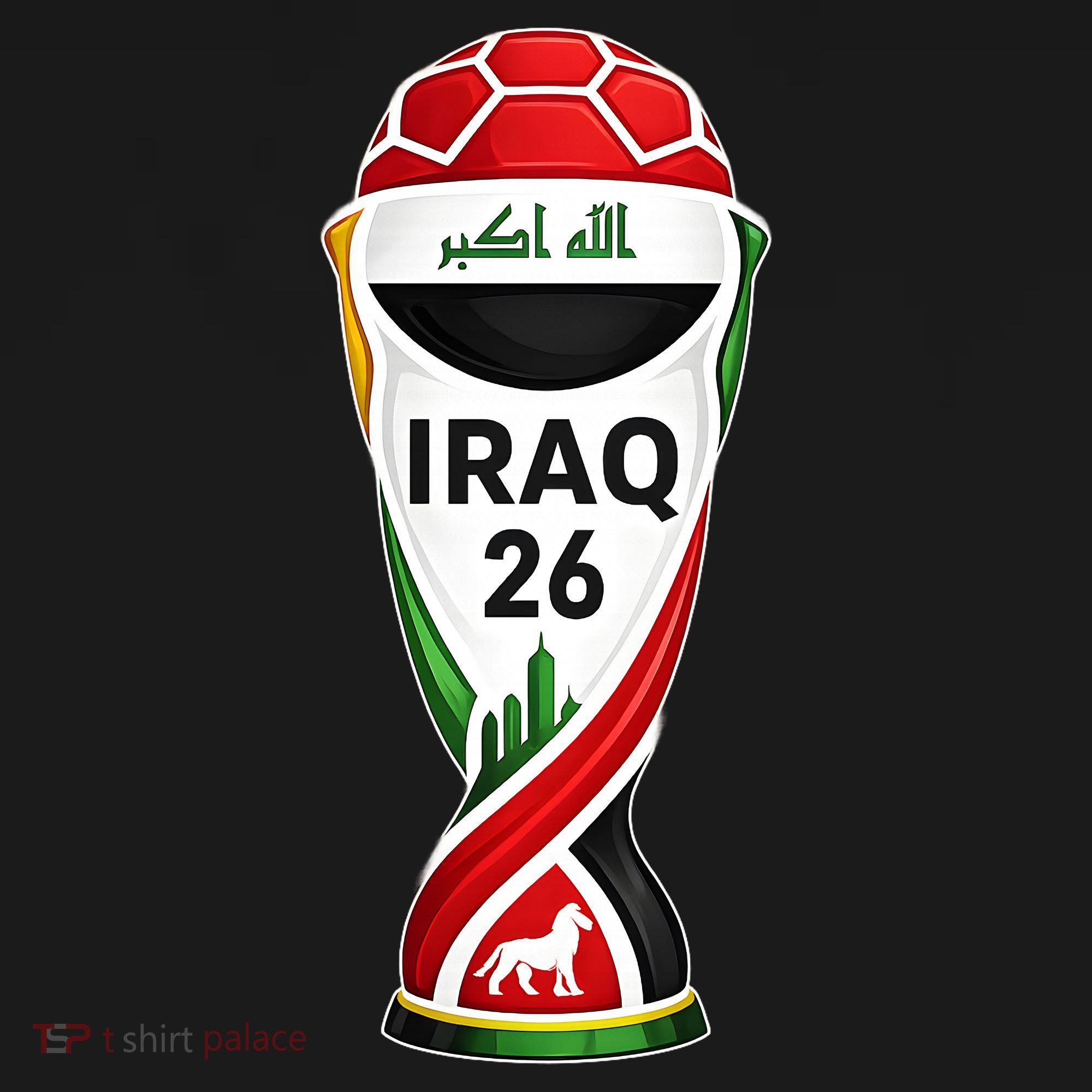 Iraq 2026 Soccer Iraqi Kids T-Shirt
