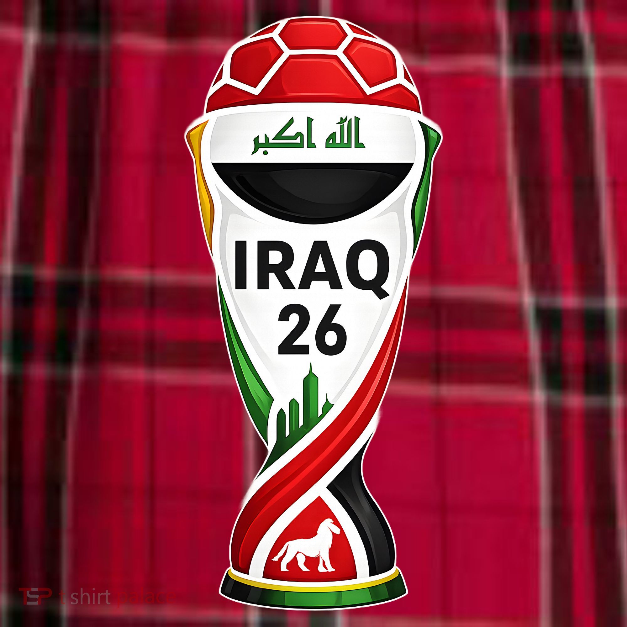 Iraq 2026 Soccer Iraqi Women's Flannel Plaid Pajama Pants