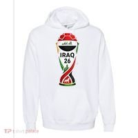 Iraq 2026 Soccer Iraqi Comfort Colors Garment-Dyed Hooded Sweatshirt thumb 0