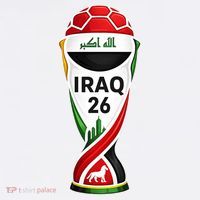 Iraq 2026 Soccer Iraqi Comfort Colors Garment-Dyed Hooded Sweatshirt thumb 2