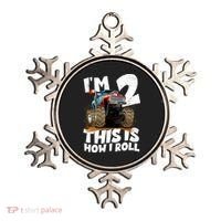 I'm 2 Two This Is How I Roll Monster Truck 2nd Birthday Ornament thumb 0