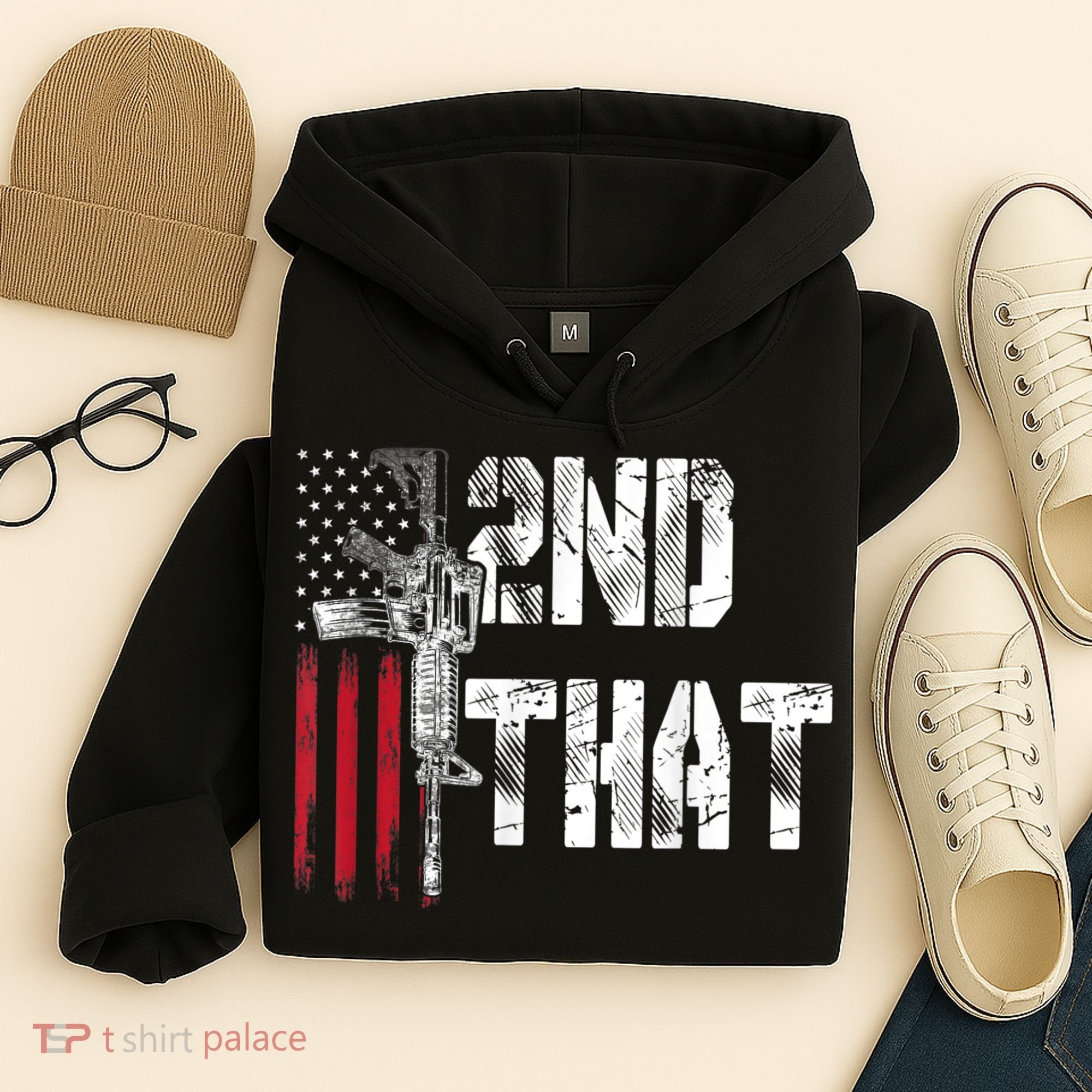 I 2nd That Second Amendment Gun Rights AR15 Owner Patriotic Hoodie