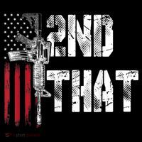 I 2nd That Second Amendment Gun Rights AR15 Owner Patriotic Bucket Hat thumb 4