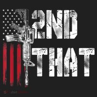 I 2nd That Second Amendment Gun Rights AR15 Owner Patriotic Beanie thumb 2