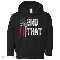I 2nd That Second Amendment Gun Rights AR15 Owner Patriotic Toddler Hoodie thumb 0