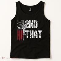 I 2nd That Second Amendment Gun Rights AR15 Owner Patriotic Tank Top thumb 2