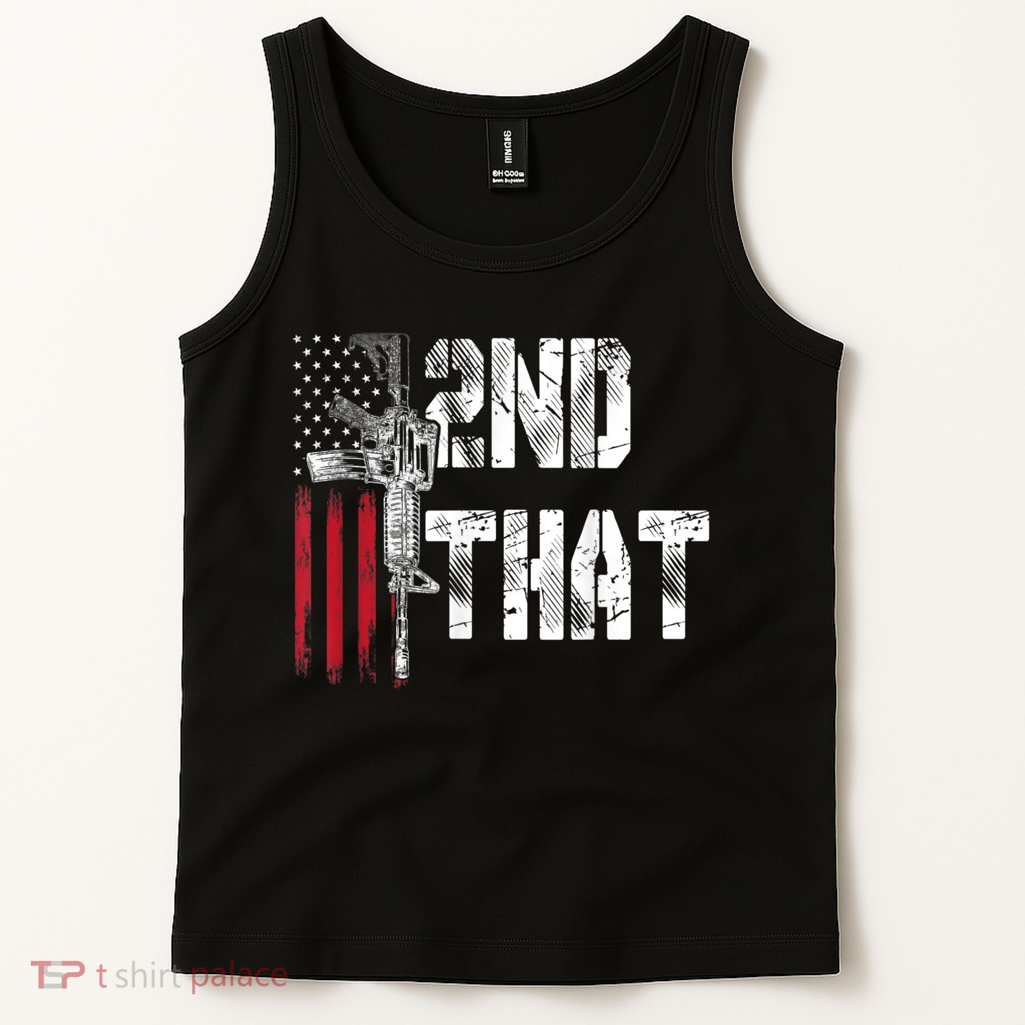 I 2nd That Second Amendment Gun Rights AR15 Owner Patriotic Tank Top