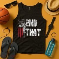 I 2nd That Second Amendment Gun Rights AR15 Owner Patriotic Tank Top thumb 4