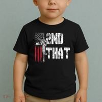 I 2nd That Second Amendment Gun Rights AR15 Owner Patriotic Toddler T-Shirt thumb 2