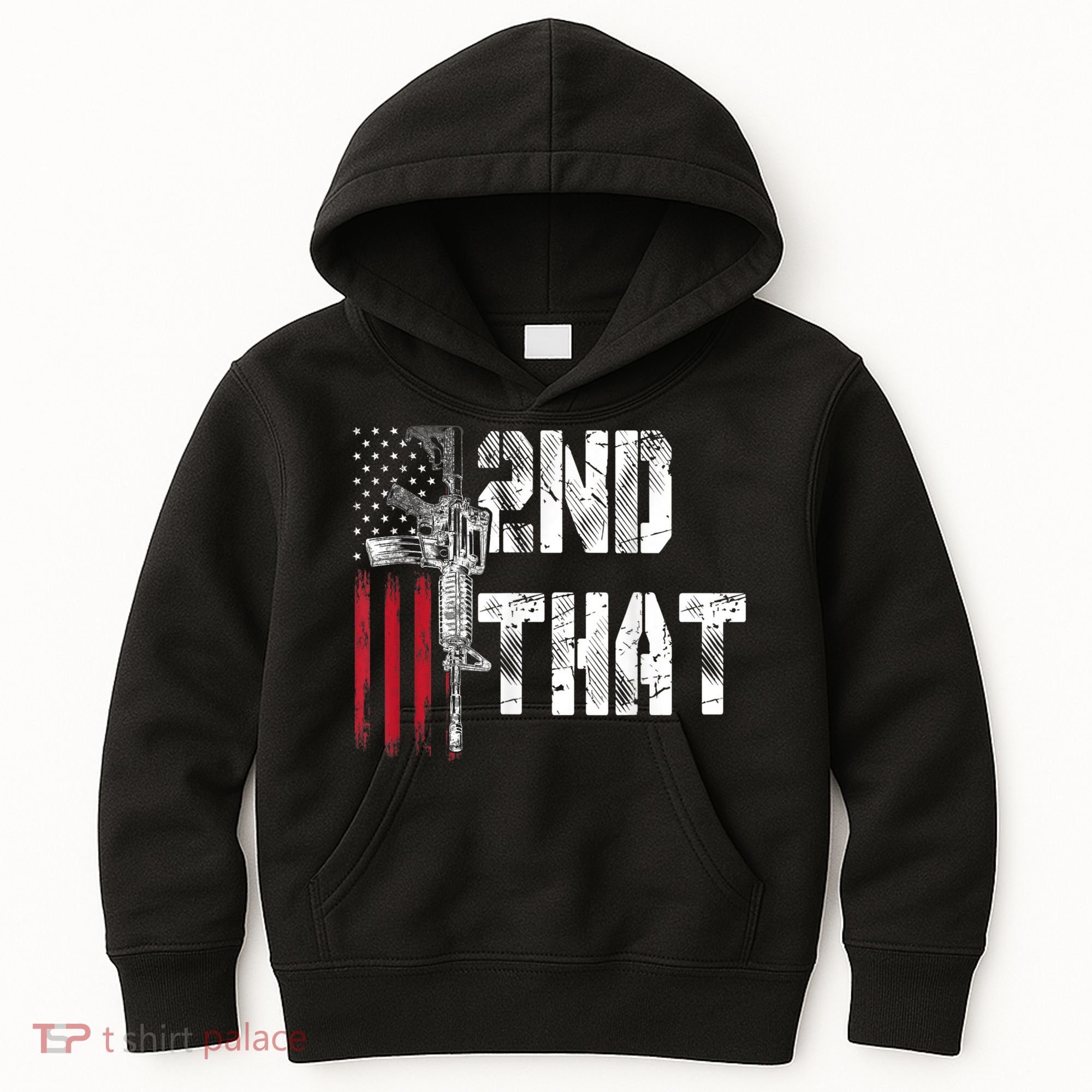 I 2nd That Second Amendment Gun Rights AR15 Owner Patriotic Kids Hoodie