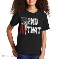 I 2nd That Second Amendment Gun Rights AR15 Owner Patriotic Kids T-Shirt thumb 2