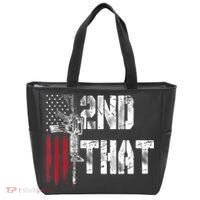 I 2nd That Second Amendment Gun Rights AR15 Owner Patriotic Tote Bag thumb 0