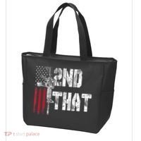 I 2nd That Second Amendment Gun Rights AR15 Owner Patriotic Tote Bag thumb 3