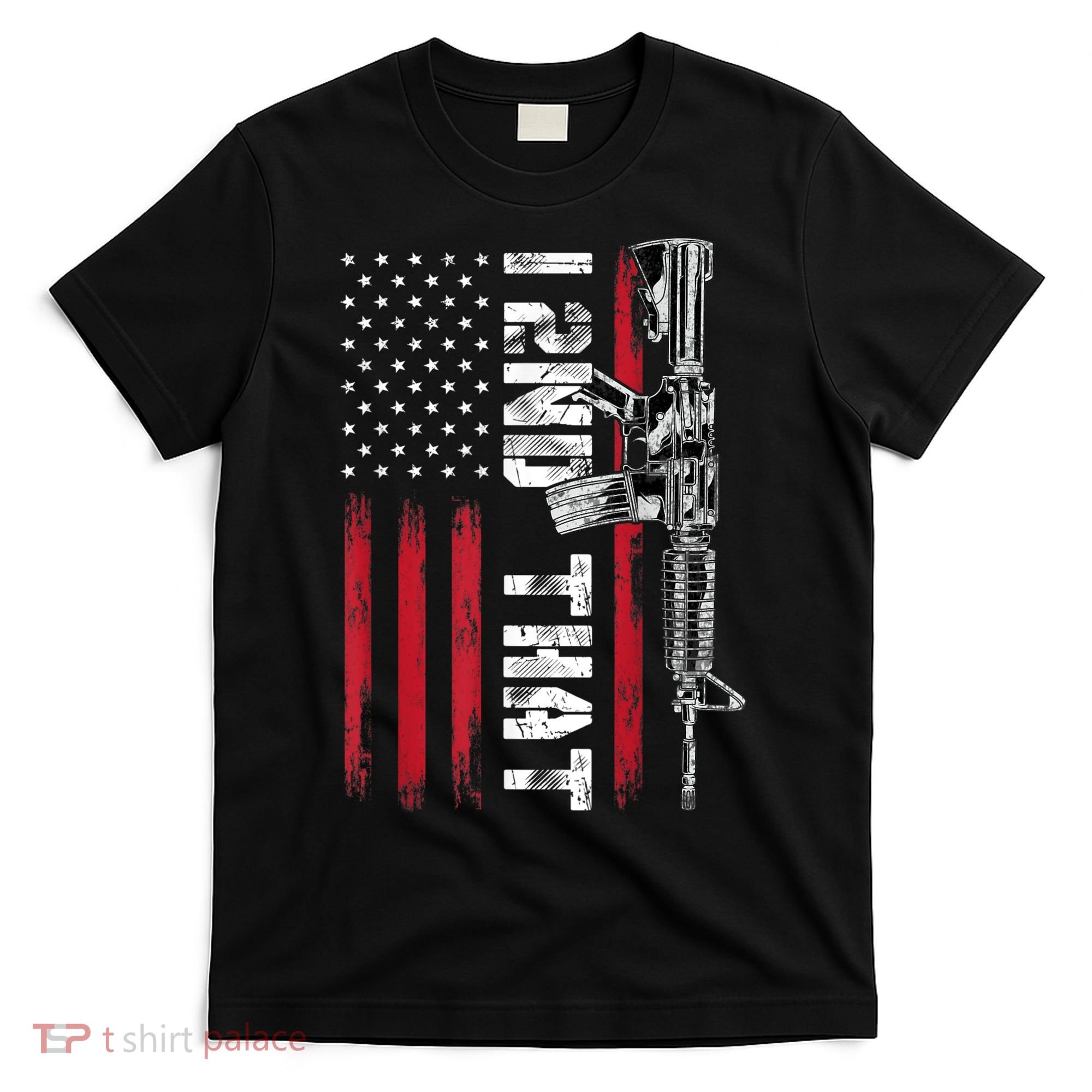 I 2nd That Second Amendment Pro Gun American Flag Patriotic T-Shirt