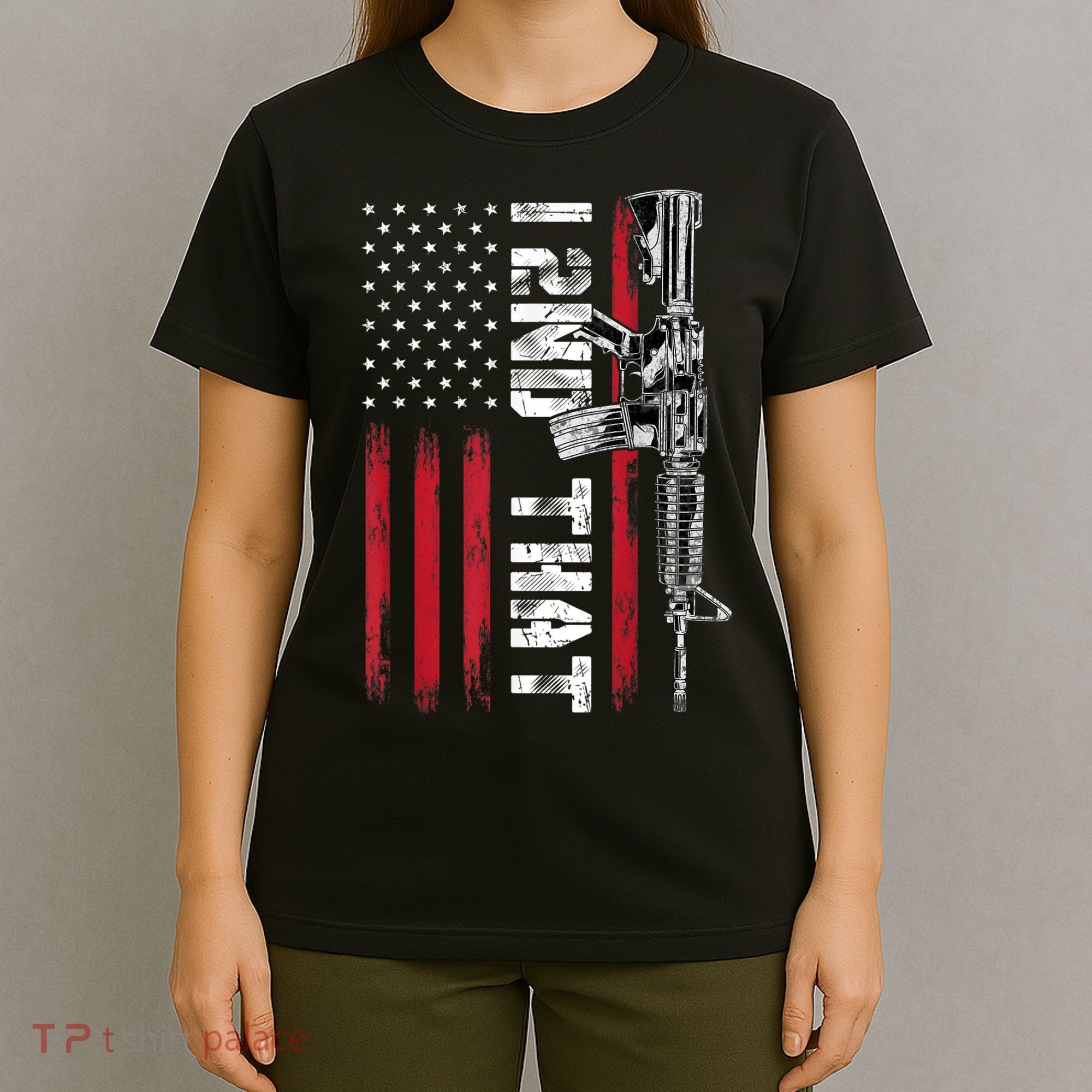 I 2nd That Second Amendment Pro Gun American Flag Patriotic T-Shirt