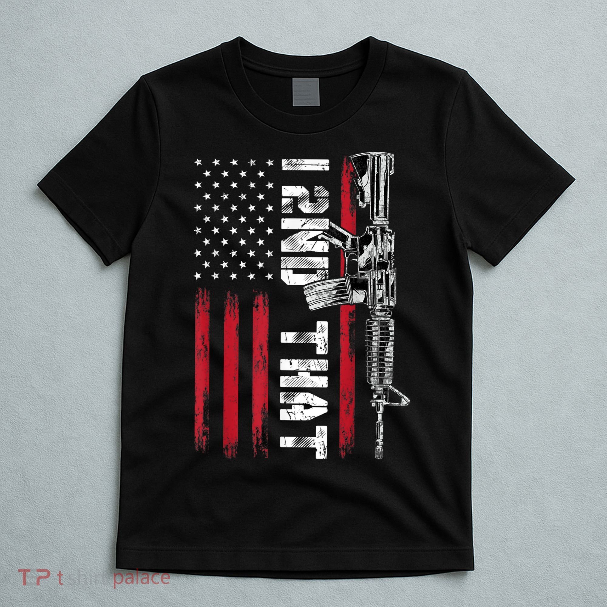 I 2nd That Second Amendment Pro Gun American Flag Patriotic T-Shirt