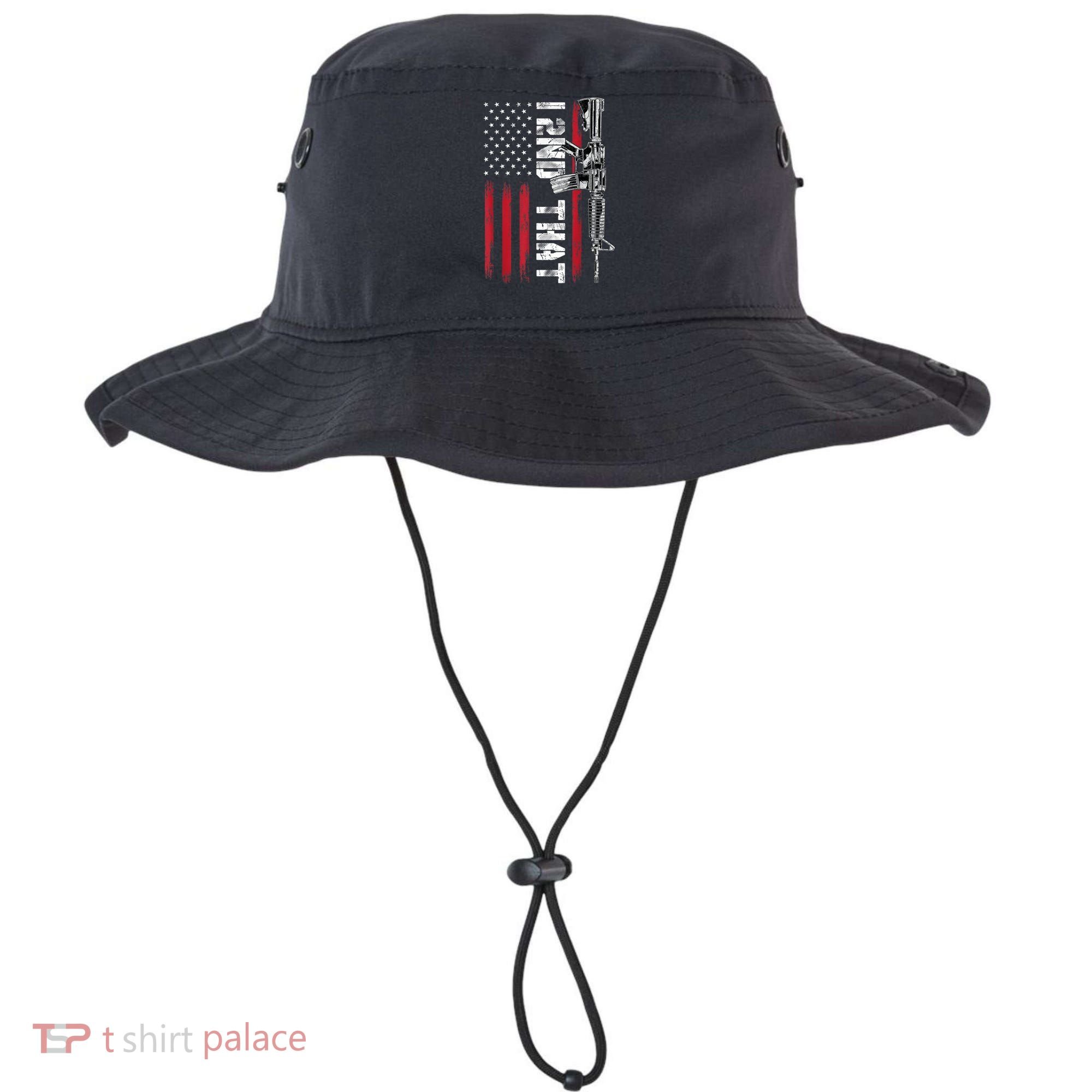 I 2nd That Second Amendment Pro Gun American Flag Patriotic Bucket Hat