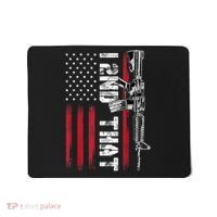 I 2nd That Second Amendment Pro Gun American Flag Patriotic Mousepad thumb 0