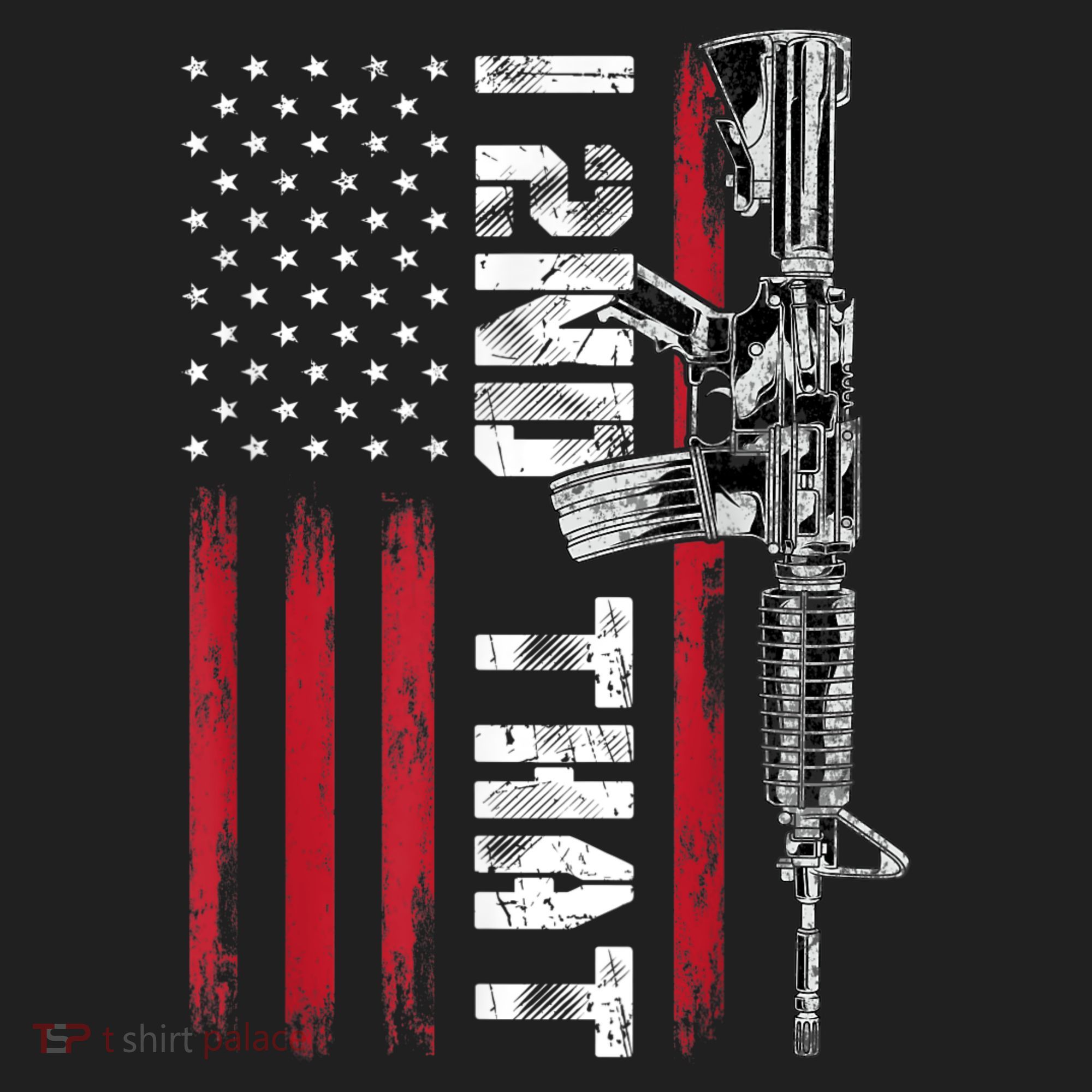 I 2nd That Second Amendment Pro Gun American Flag Patriotic Golf Towel