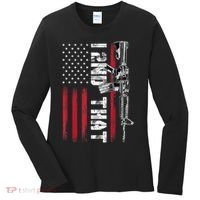 I 2nd That Second Amendment Pro Gun American Flag Patriotic Women's Long Sleeve Shirt thumb 0