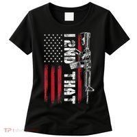 I 2nd That Second Amendment Pro Gun American Flag Patriotic Women's T-Shirt thumb 0