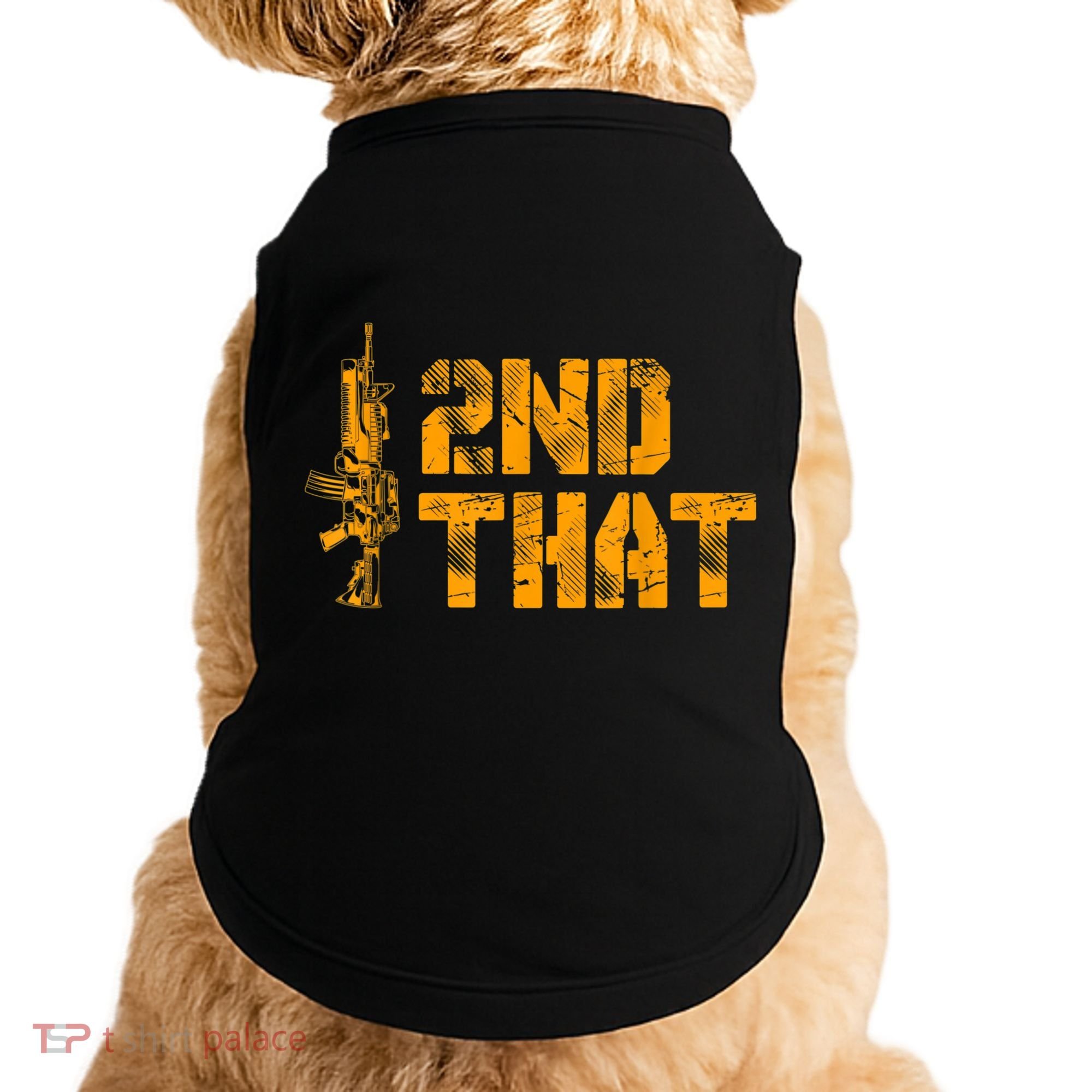 I 2nd That Second Amendment Pro Gun American Patriotic Doggie Tank