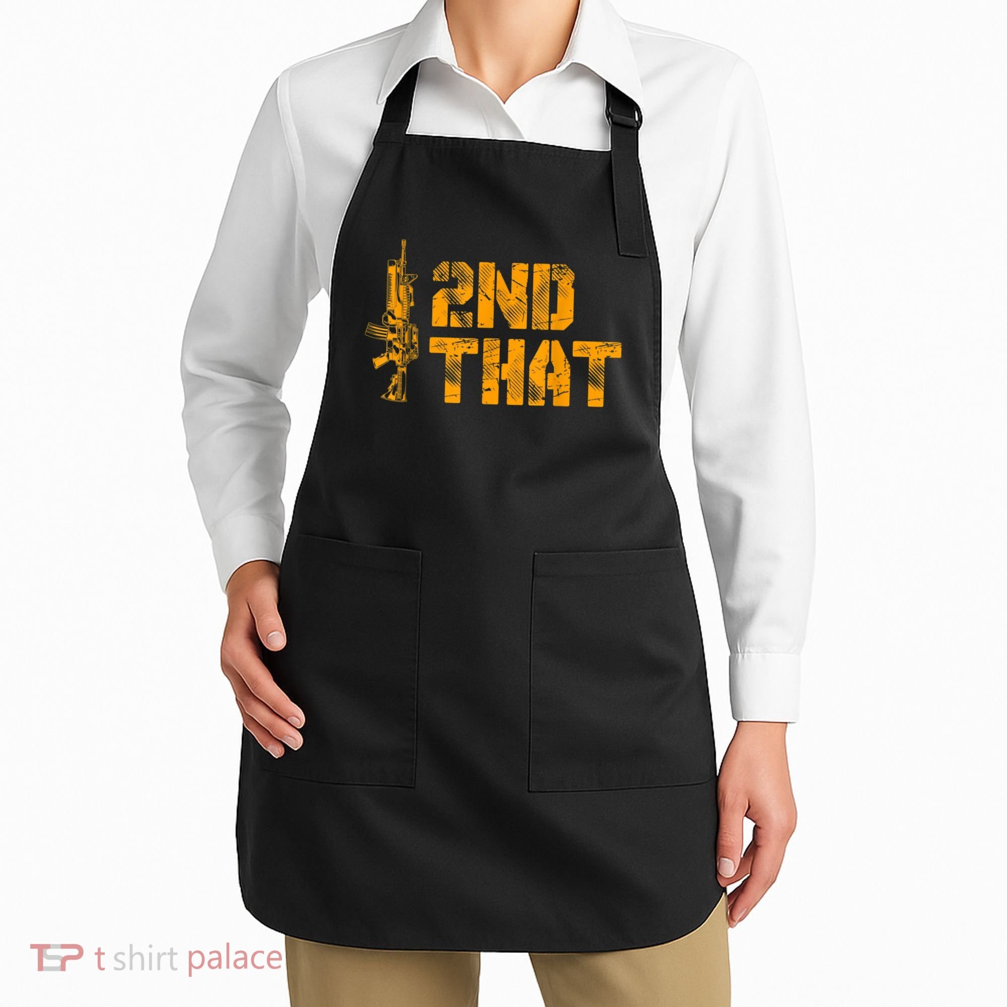 I 2nd That Second Amendment Pro Gun American Patriotic Apron