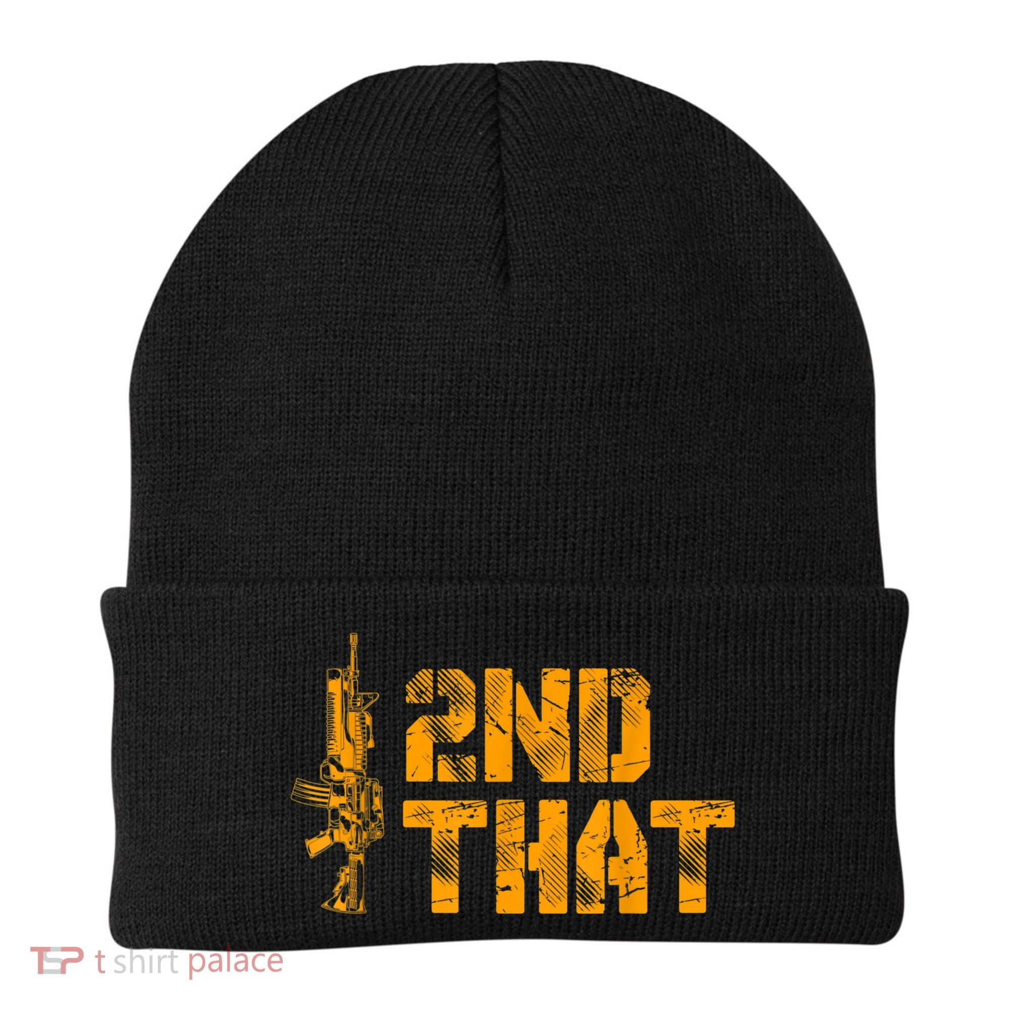 I 2nd That Second Amendment Pro Gun American Patriotic Beanie