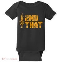 I 2nd That Second Amendment Pro Gun American Patriotic Baby Bodysuit thumb 0