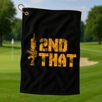 I 2nd That Second Amendment Pro Gun American Patriotic Golf Towel thumb 1