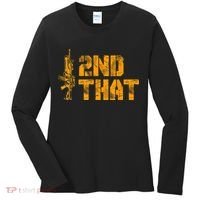 I 2nd That Second Amendment Pro Gun American Patriotic Women's Long Sleeve Shirt thumb 0