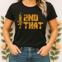 I 2nd That Second Amendment Pro Gun American Patriotic Women's T-Shirt thumb 2
