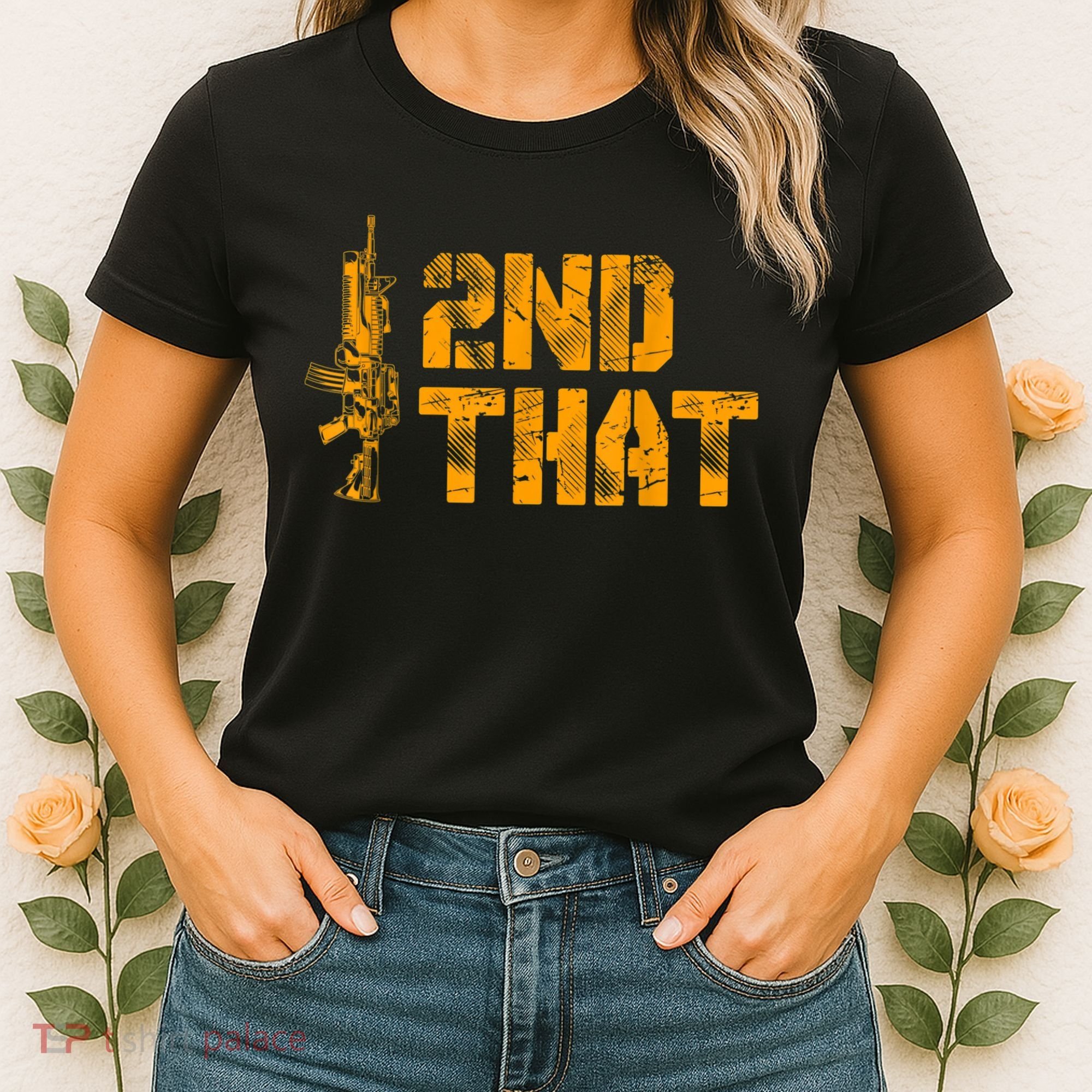 I 2nd That Second Amendment Pro Gun American Patriotic Women's T-Shirt