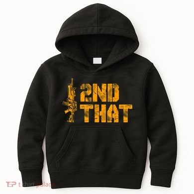 I 2nd That Second Amendment Pro Gun American Patriotic Kids Hoodie