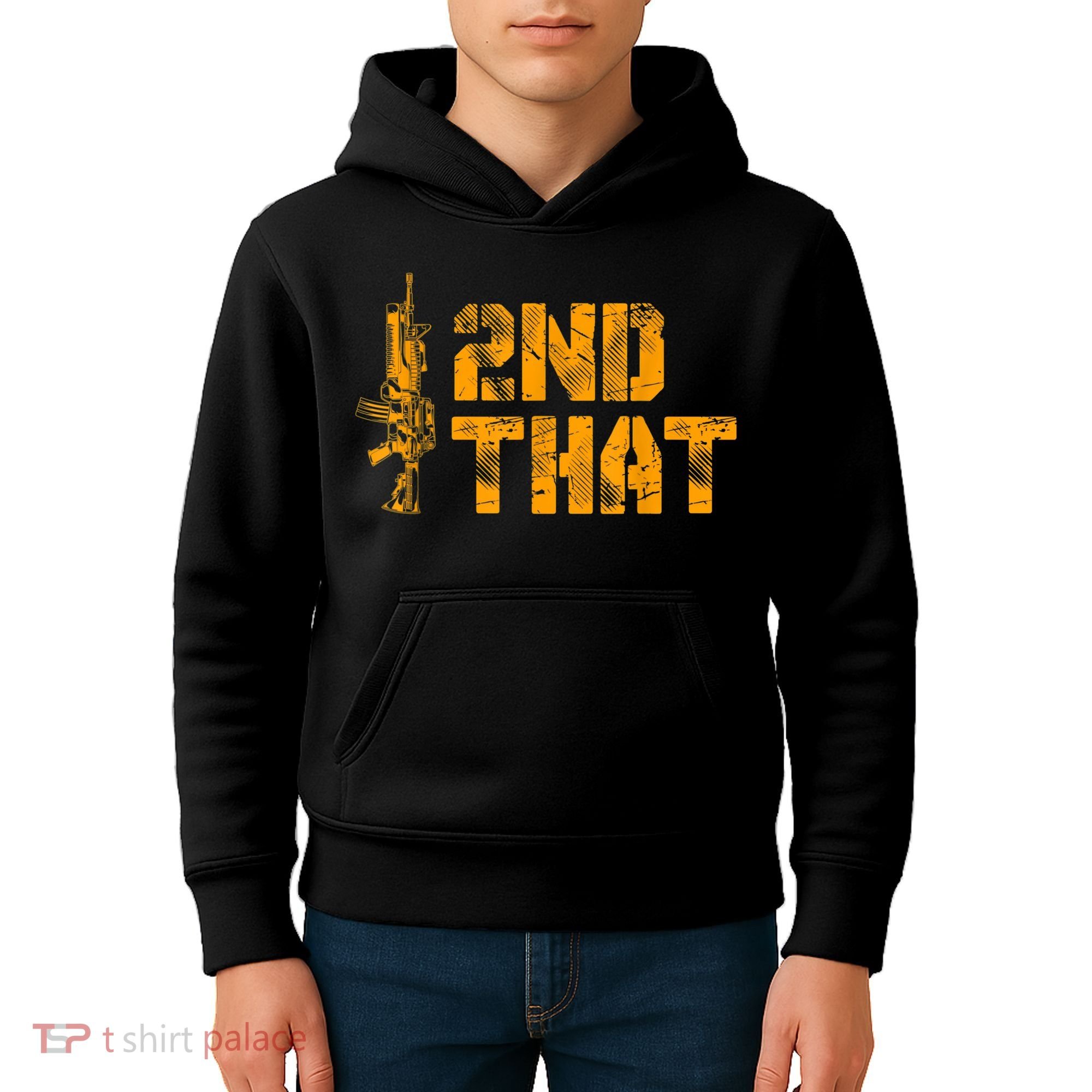 I 2nd That Second Amendment Pro Gun American Patriotic Kids Hoodie
