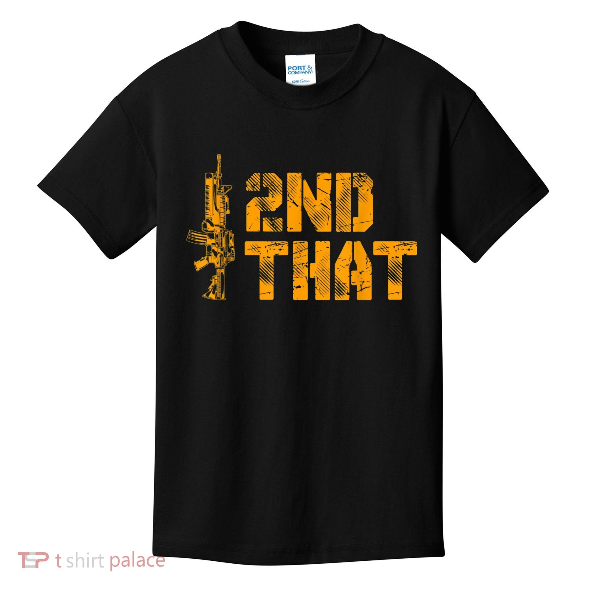 I 2nd That Second Amendment Pro Gun American Patriotic Kids T-Shirt