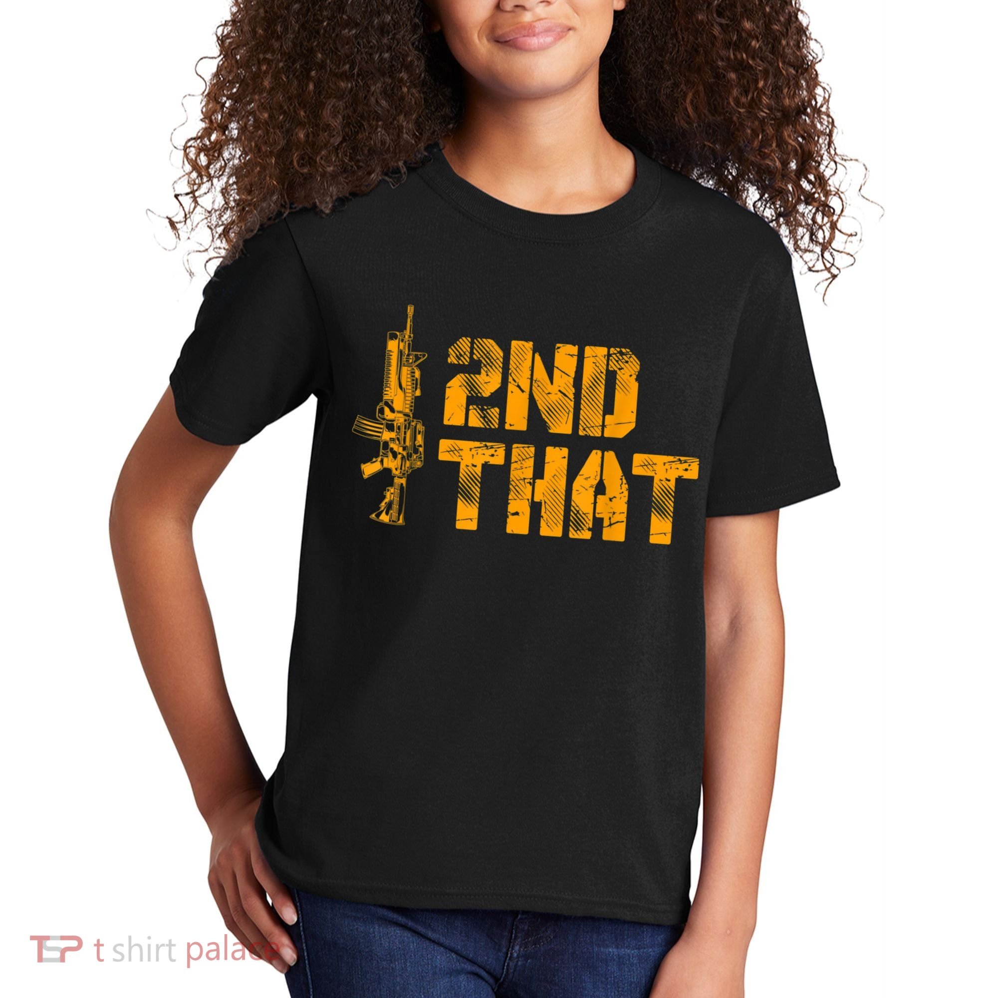 I 2nd That Second Amendment Pro Gun American Patriotic Kids T-Shirt