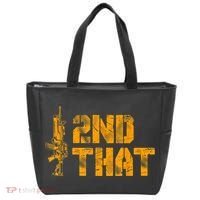 I 2nd That Second Amendment Pro Gun American Patriotic Tote Bag thumb 0