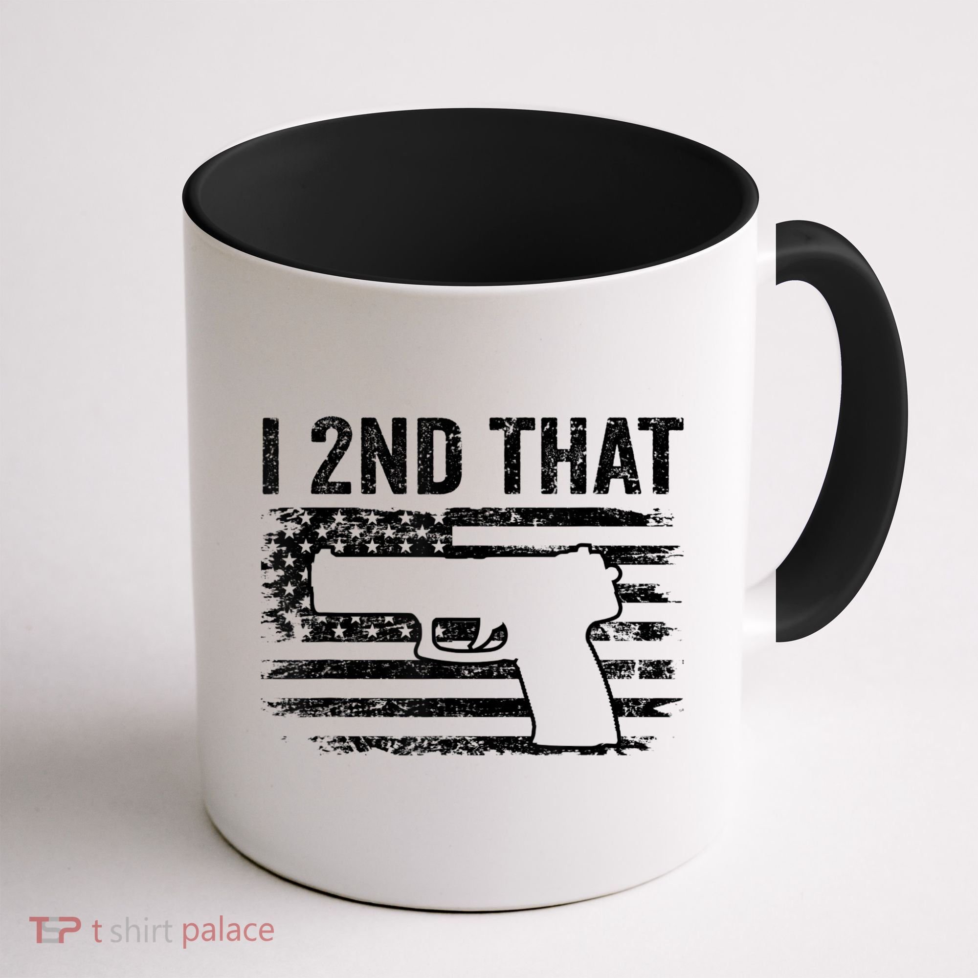 I 2nd That 2nd Amendment Pro Guns Pistol Camo USA Flag 1 Coffee Mug