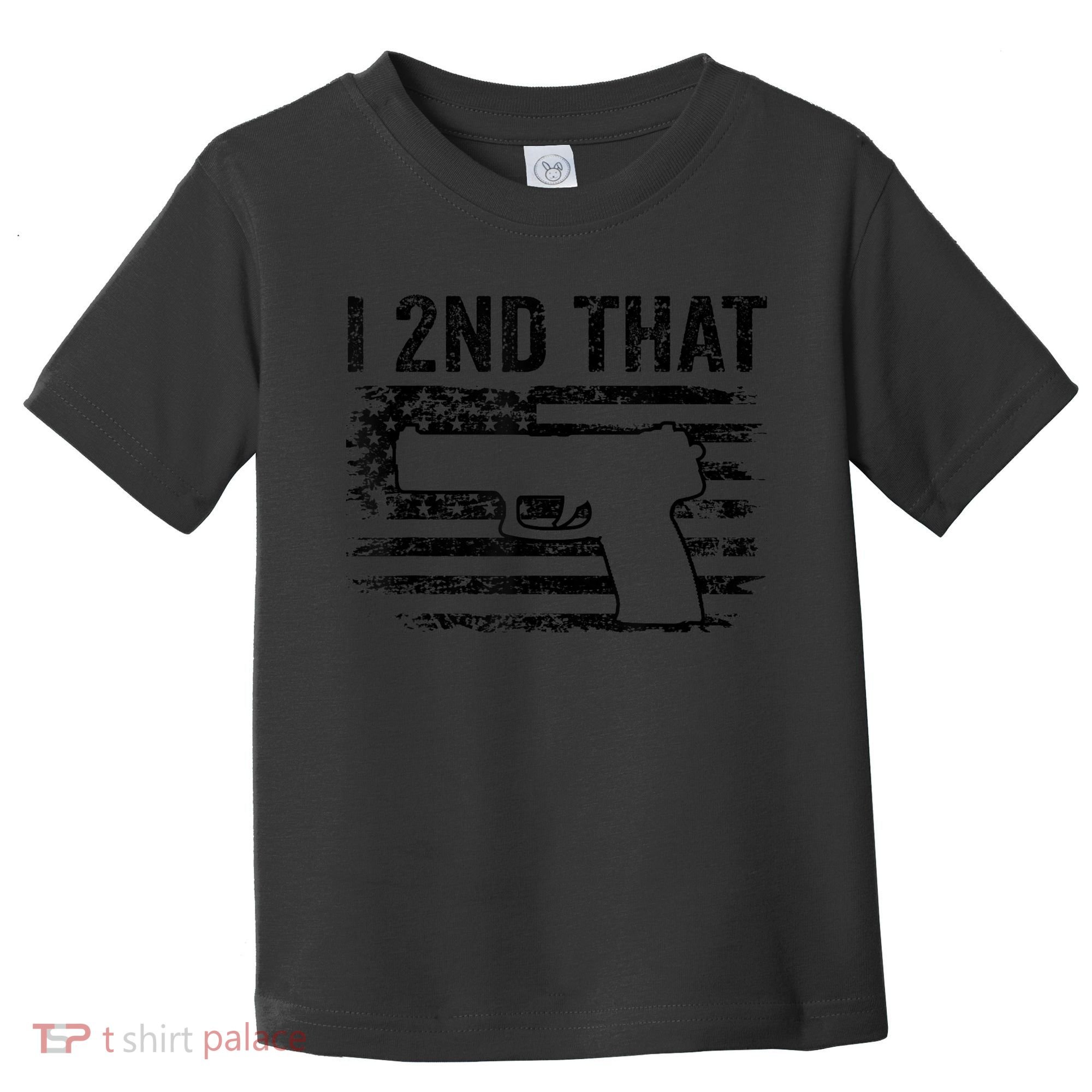 I 2nd That 2nd Amendment Pro Guns Pistol Camo USA Flag 1 Toddler T-Shirt