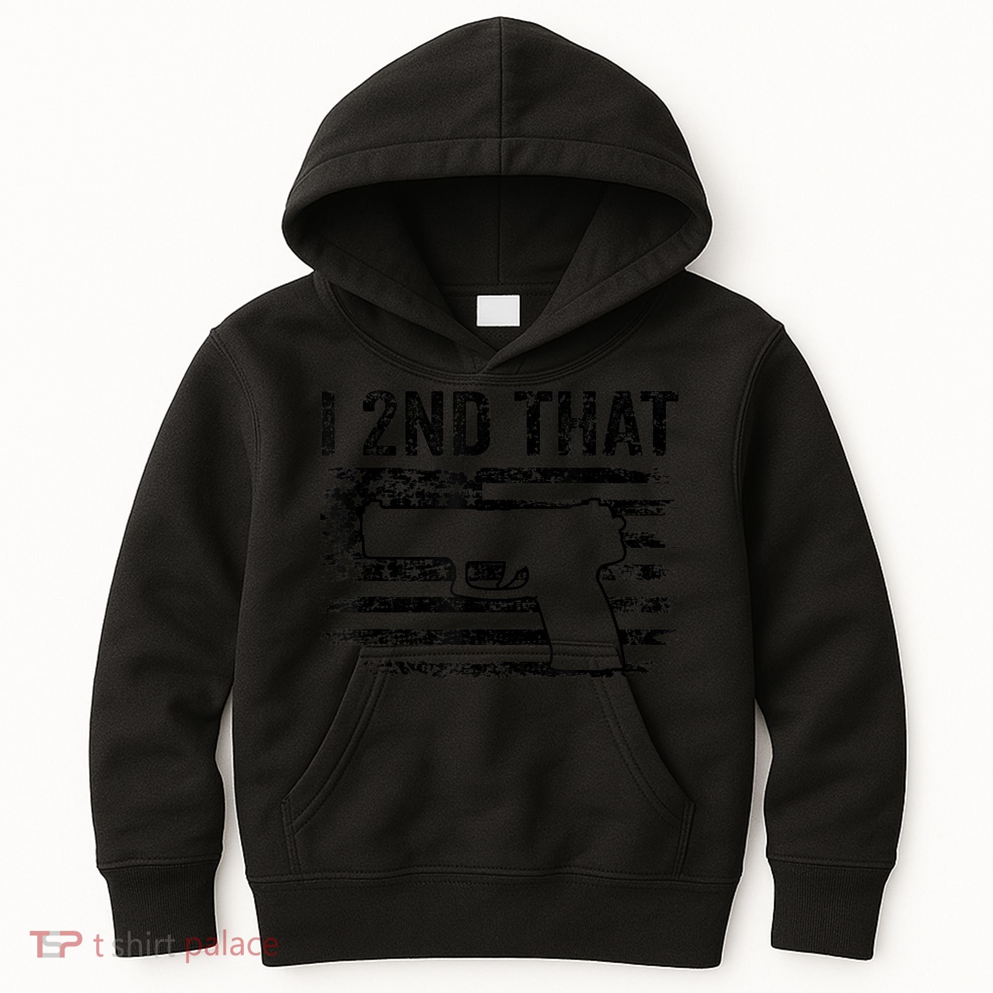 I 2nd That 2nd Amendment Pro Guns Pistol Camo USA Flag 1 Kids Hoodie