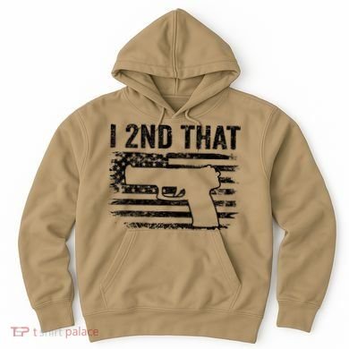 I 2nd That 2nd Amendment Pro Guns Pistol Camo USA Flag 1 Hoodie