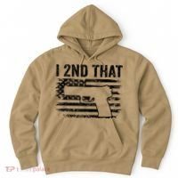 I 2nd That 2nd Amendment Pro Guns Pistol Camo USA Flag 1 Hoodie thumb 0