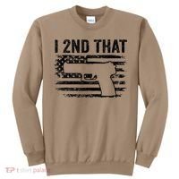 I 2nd That 2nd Amendment Pro Guns Pistol Camo USA Flag 1 Sweatshirt thumb 0