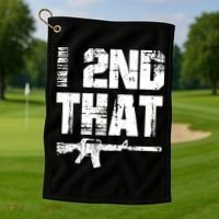 I 2nd That Pro Gun American Patriotic Second Adt Meaningful Gift Golf Towel thumb 1