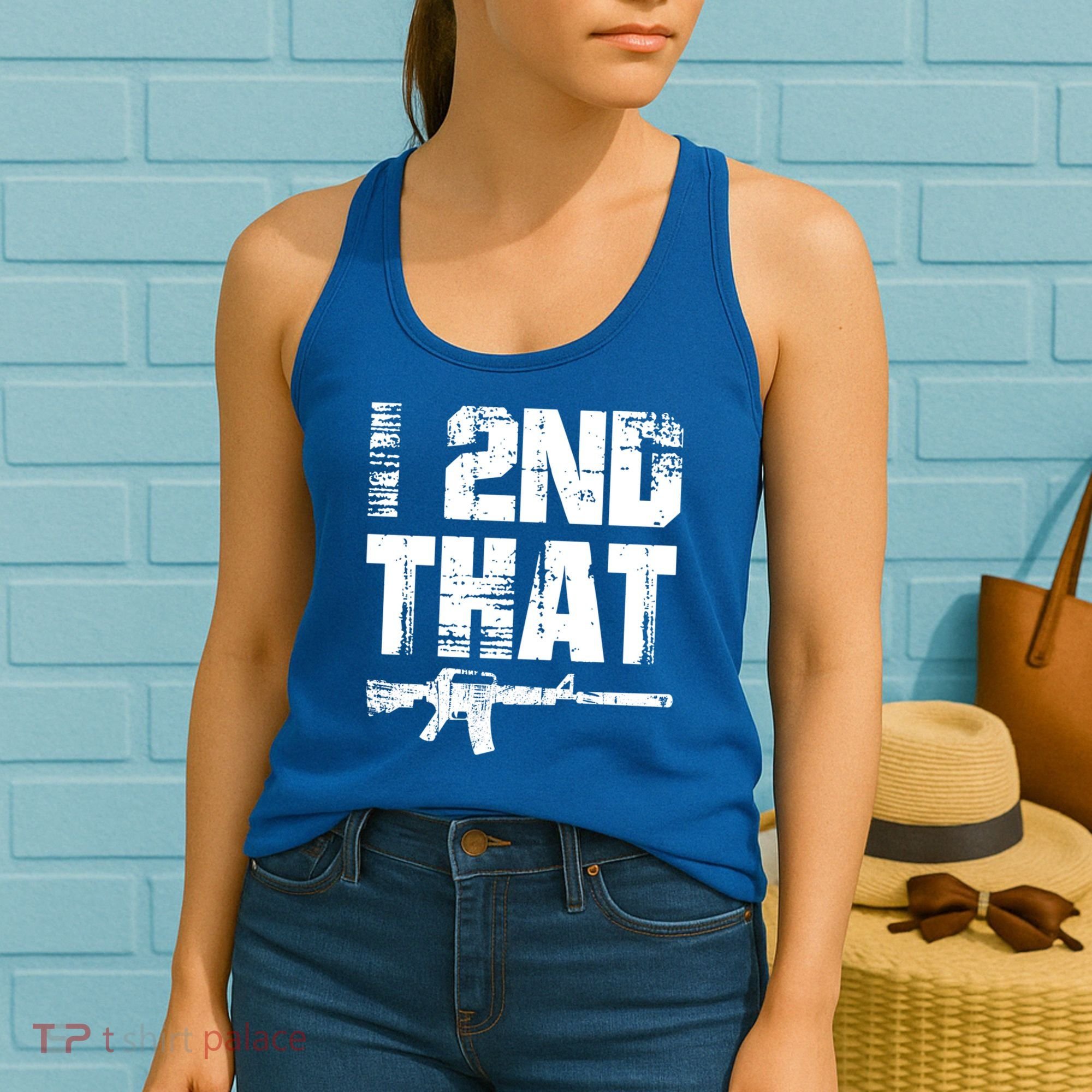 I 2nd That Pro Gun American Patriotic Second Adt Meaningful Gift Women's Tank Top