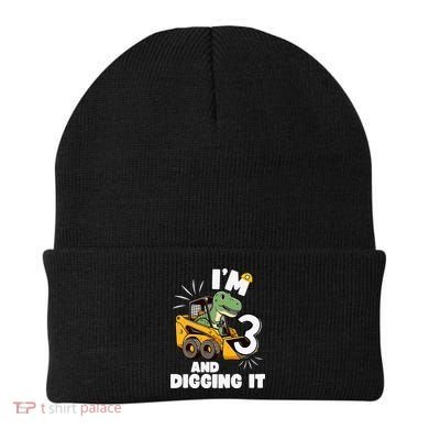 IM 3 And Digging It 3rd Birthday Dinosaur Construction Beanie