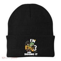 IM 3 And Digging It 3rd Birthday Dinosaur Construction Beanie thumb 0