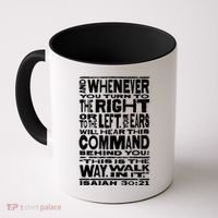 Isaiah 30:21 Bible Verse Quote Coffee Mug thumb 0