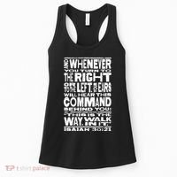 Isaiah 30:21 Bible Verse Quote Women's Tank Top thumb 0